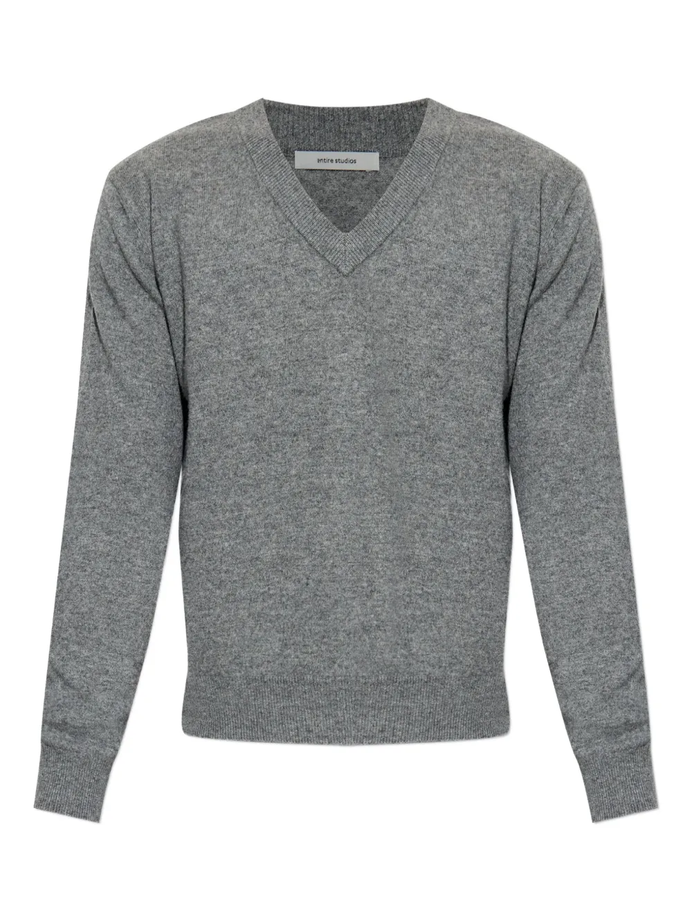 

Свитер с V-образным вырезом Entire Studios, серый