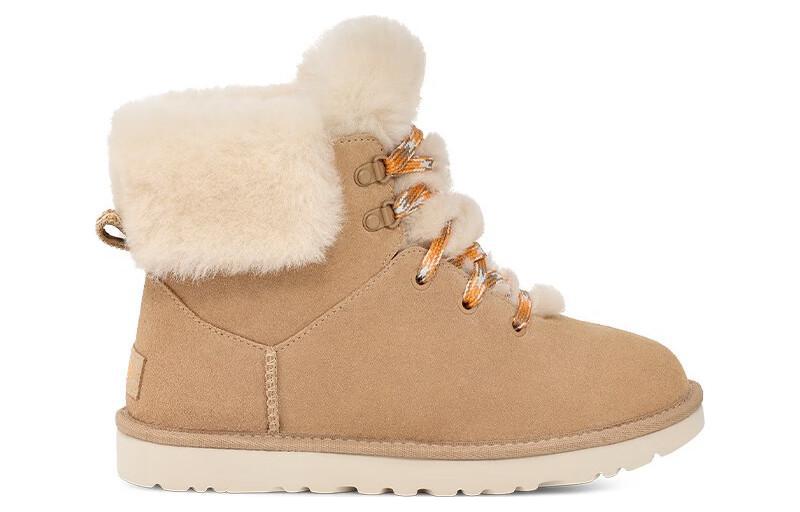 UGG Классические миниатюрные альпийские шнурованные сандалии песочного цвета, цвет Sand — фото 3