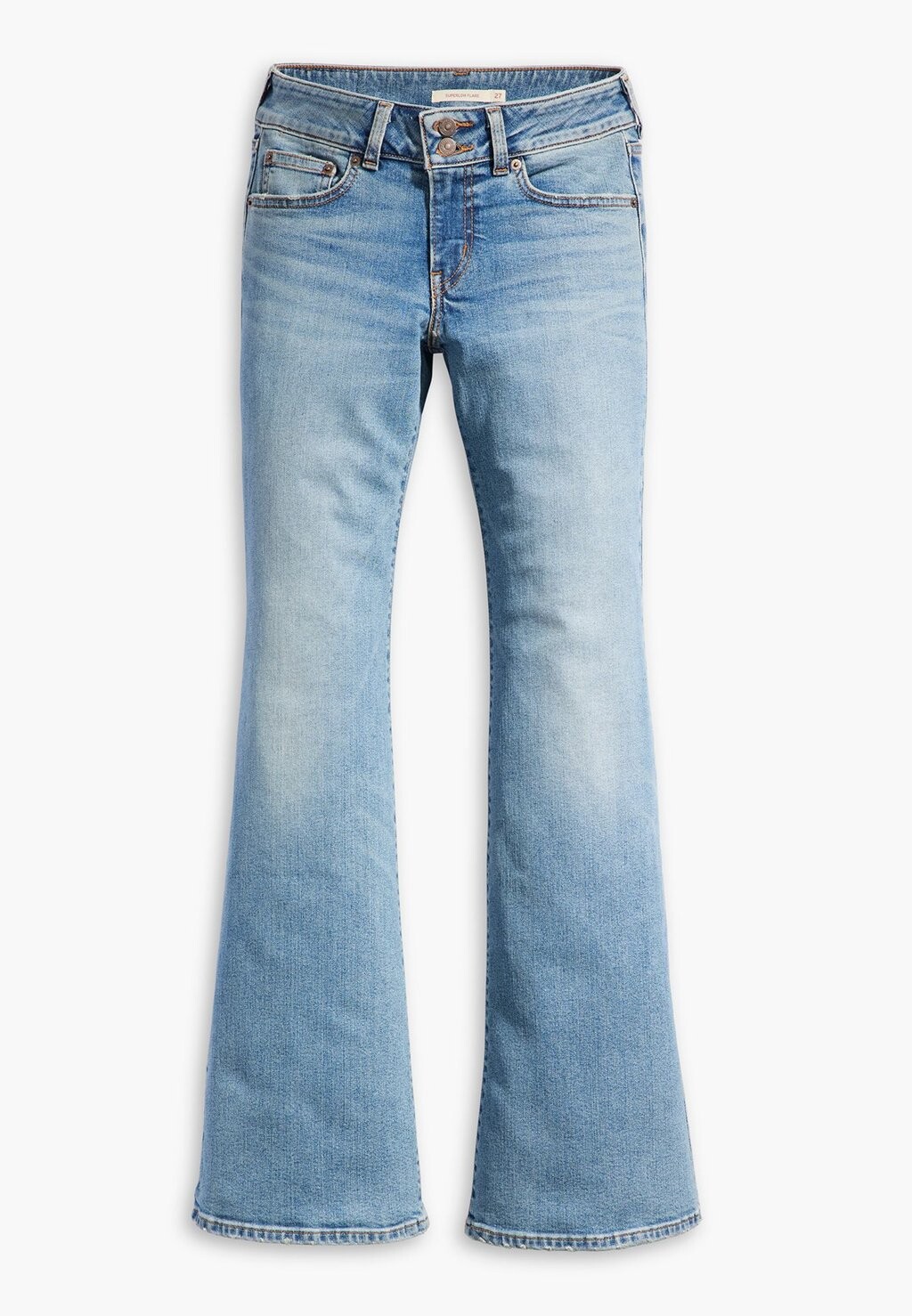 Джинсы-клеш Superlow Flare Levi's, цвет the big idea — фото 4
