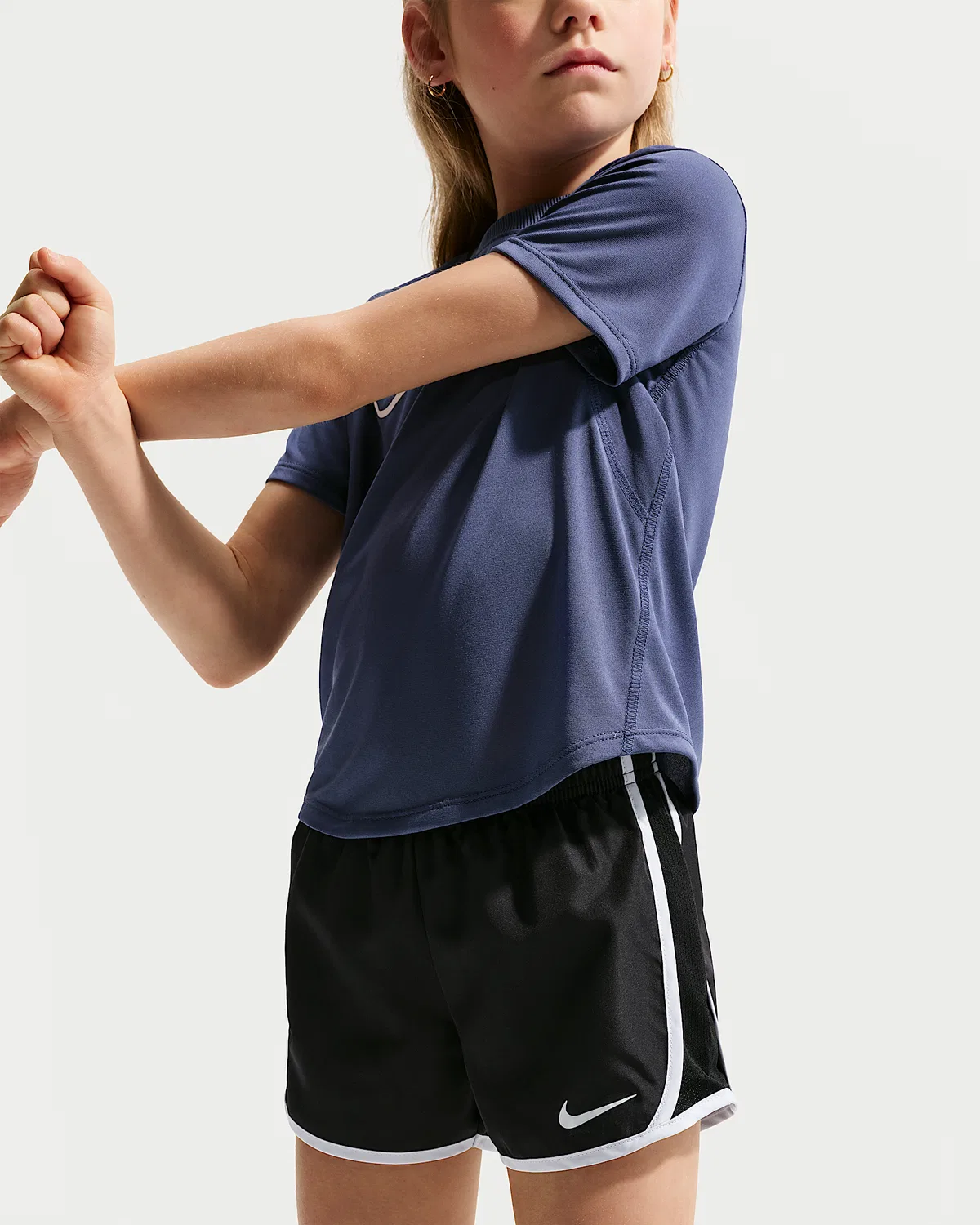 Детские шорты Nike Dri-FIT Tempo, Black — фото 4
