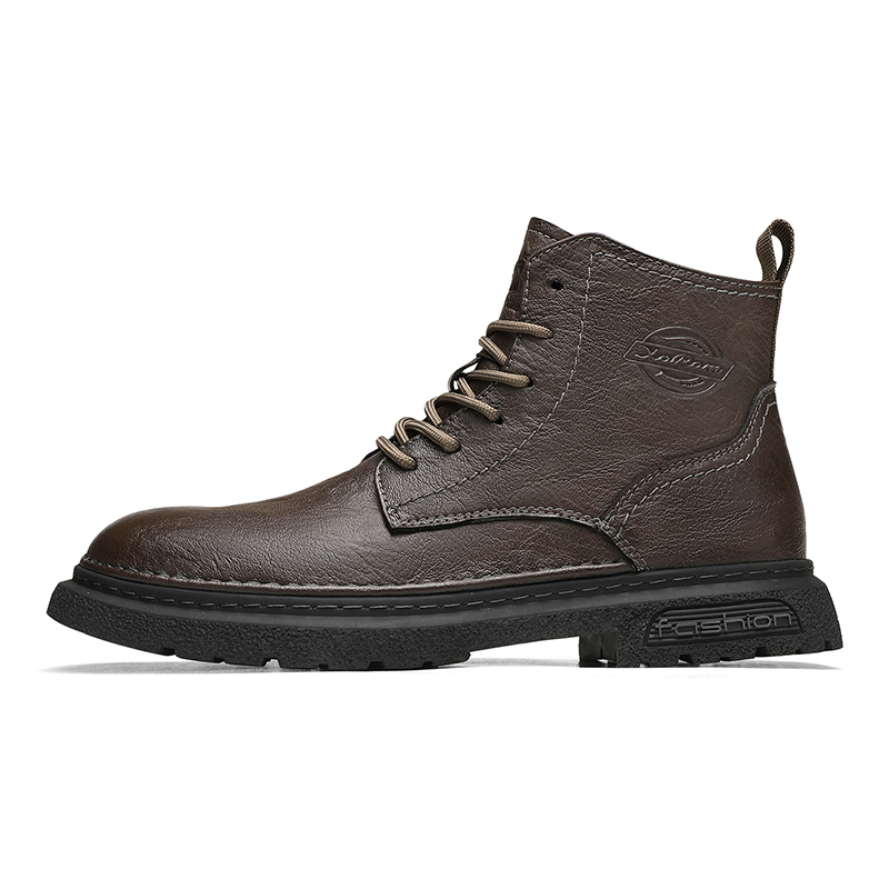 

Western Ram Мужские черно-коричневые ботинки с меховой подкладкой, цвет Brown Fleece-Lined