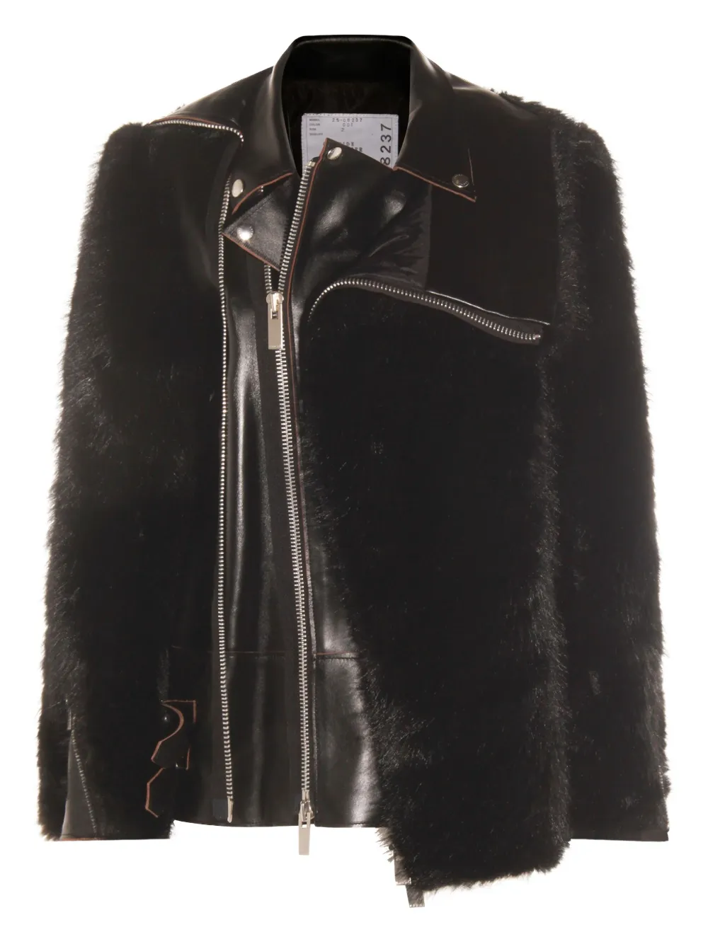 

Кожаная куртка SACAI, черный