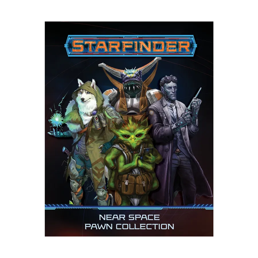

Рядом с коллекцией космических пешек, Starfinder Pawns