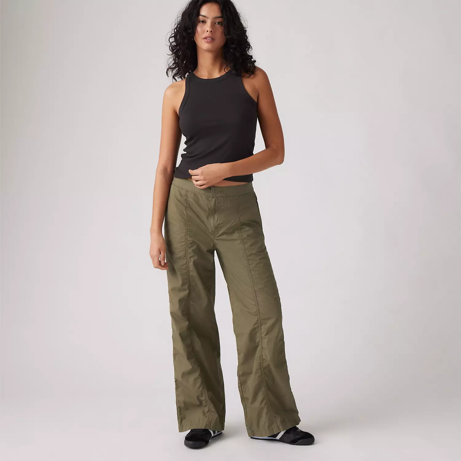 

Женские брюки-парашюты мешковатые Levi's, цвет Ivy Green