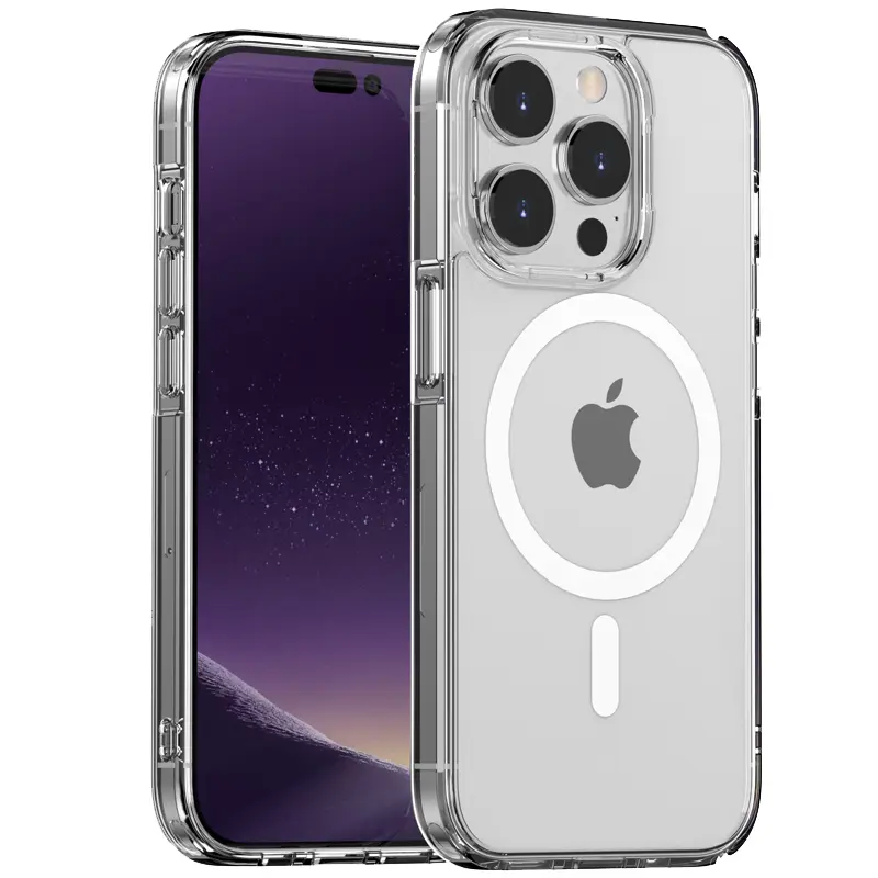 

Чехол для телефона Baohuguang Bao Huguang, Aurora magnetic series|transparent purple