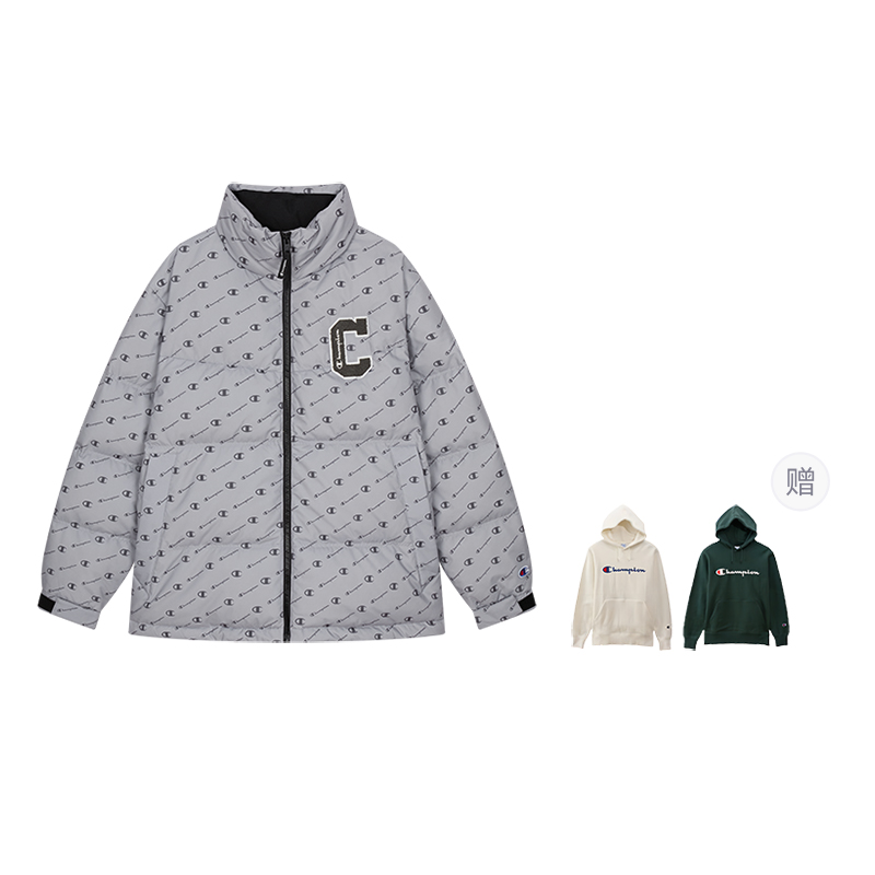 

Куртка пуховая FW24 Unisex Champion, хаки