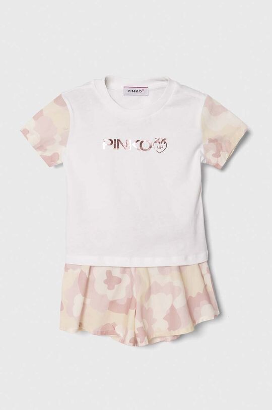 

Pinko Up Детский хлопковый комплект, бежевый