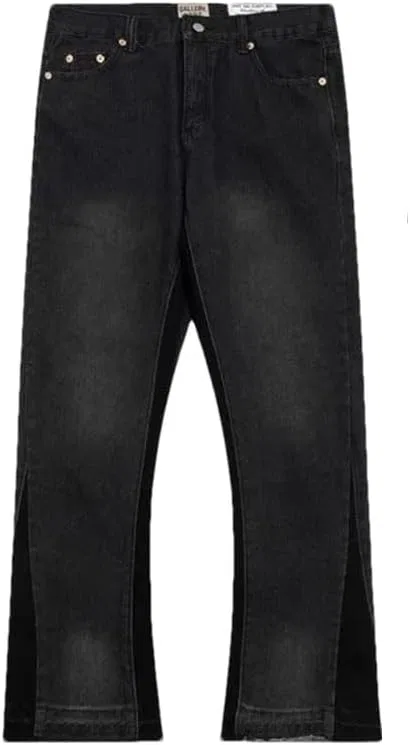 Джинсы граффити Men's Loose Casual, черный