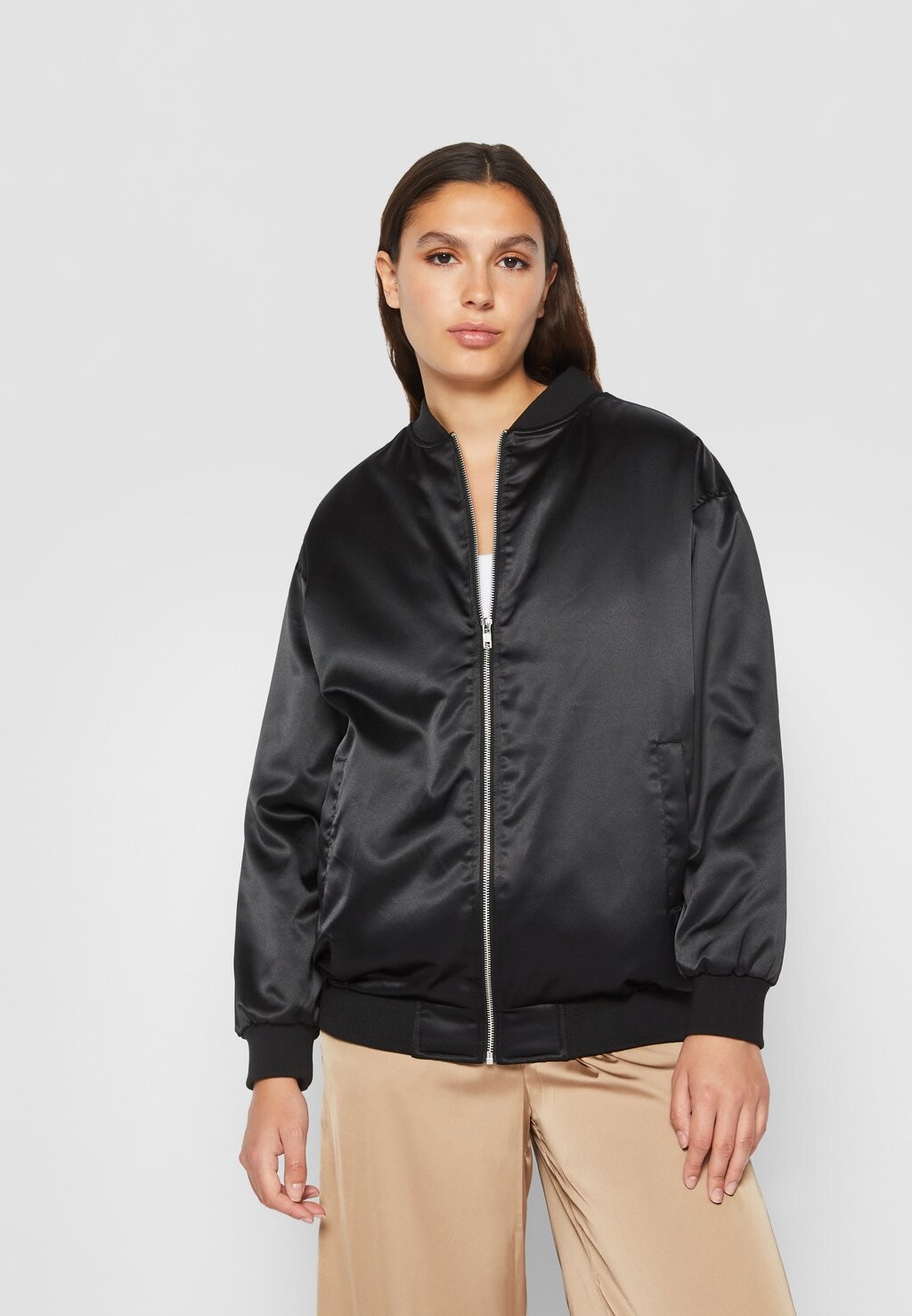 

Бомбер Urban Classics, цвет Black, Коричневый, Бомбер Urban Classics, цвет Black