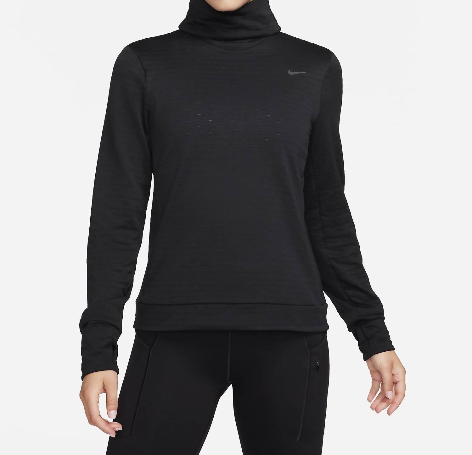 

Therma-Fit Swift Turtleneck Running Top In Black Nike