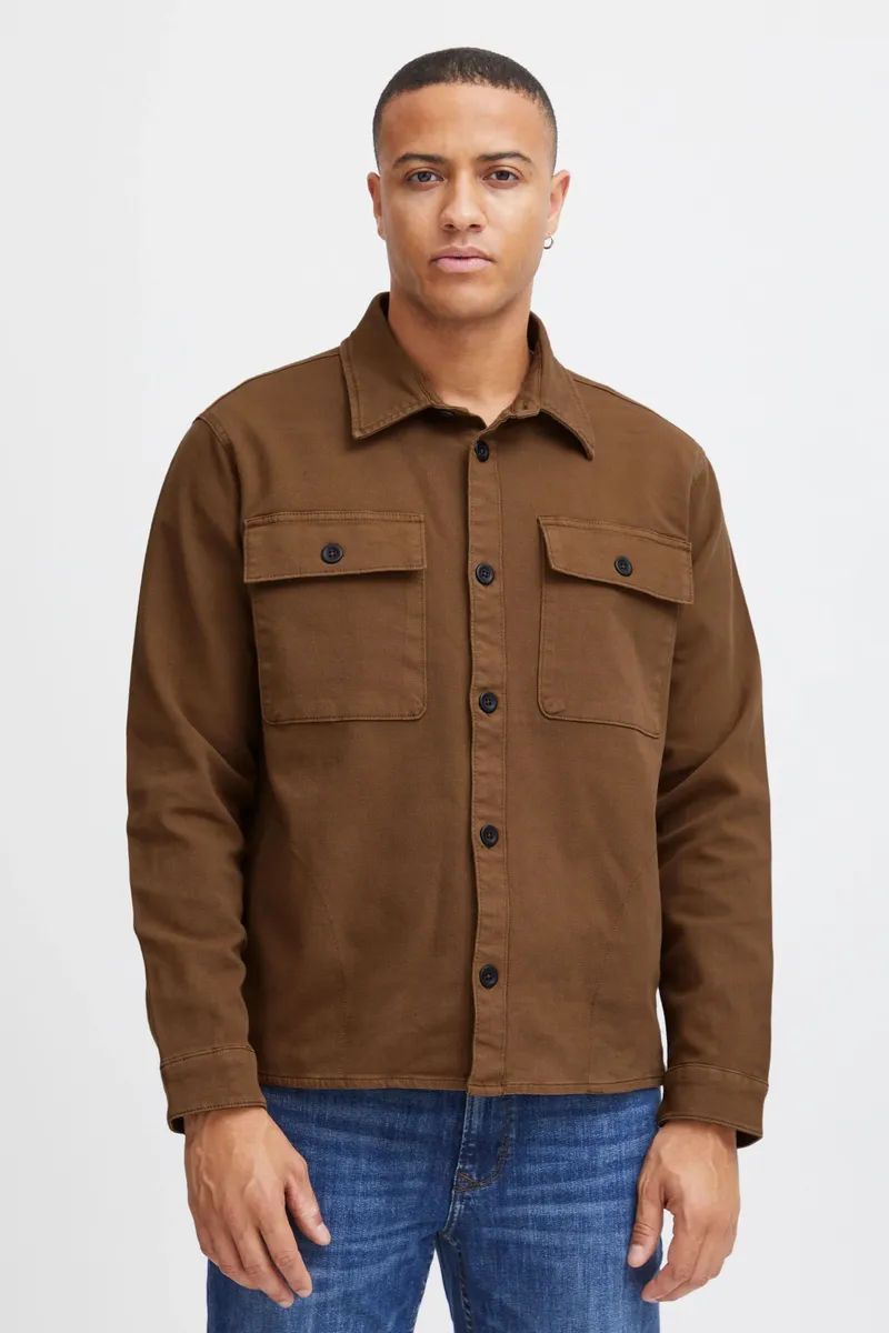 

Куртка-рубашка из смесового материала "BLEND BHJacket", цвет Toffee