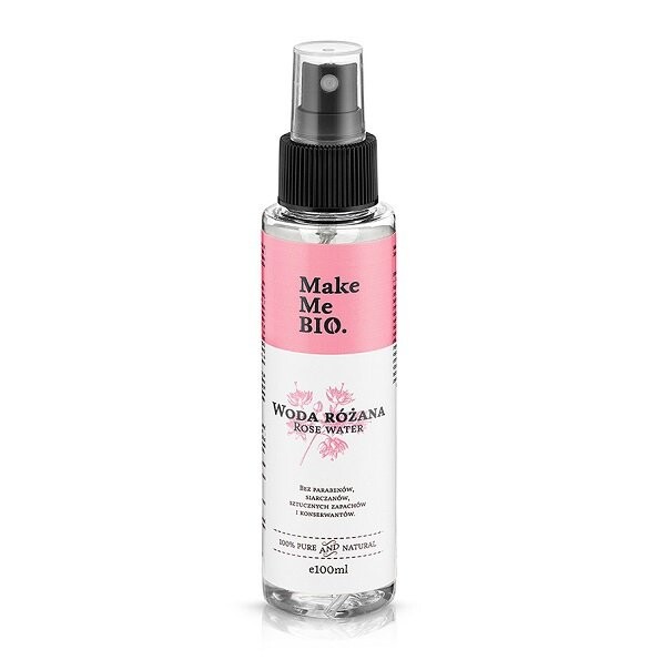 

Make Me Bio, розовая вода, 100 мл
