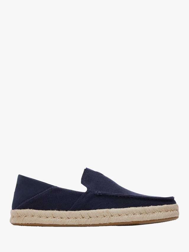 

Мокасины на веревке от алонсо TOMS, темно-синий