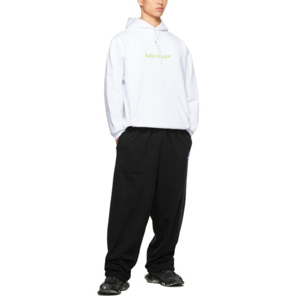 Толстовка new copyright medium fit hoodie 'white' Balenciaga, белый — фото 3