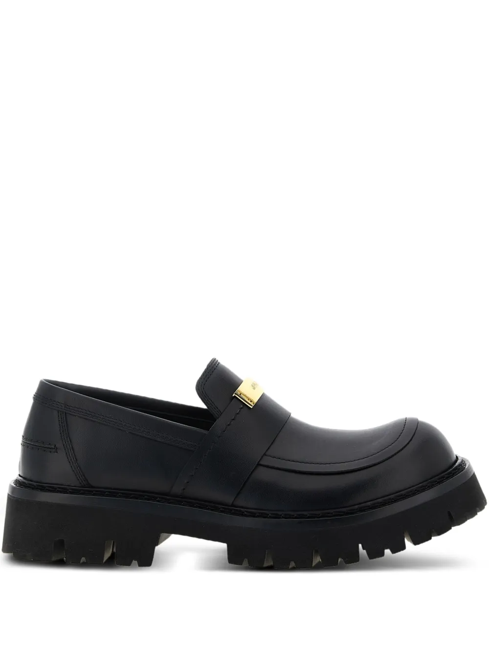 

Лоферы с пряжкой Moschino, черный