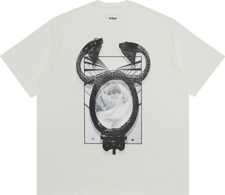 

Футболка GOAT x Kandis Williams for Art Basel '23/'24 Printed Ecru, кремовый