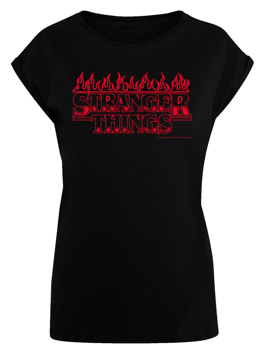 

Рубашка F4NT4STIC Stranger Things Flames Netflix TV Series, черный