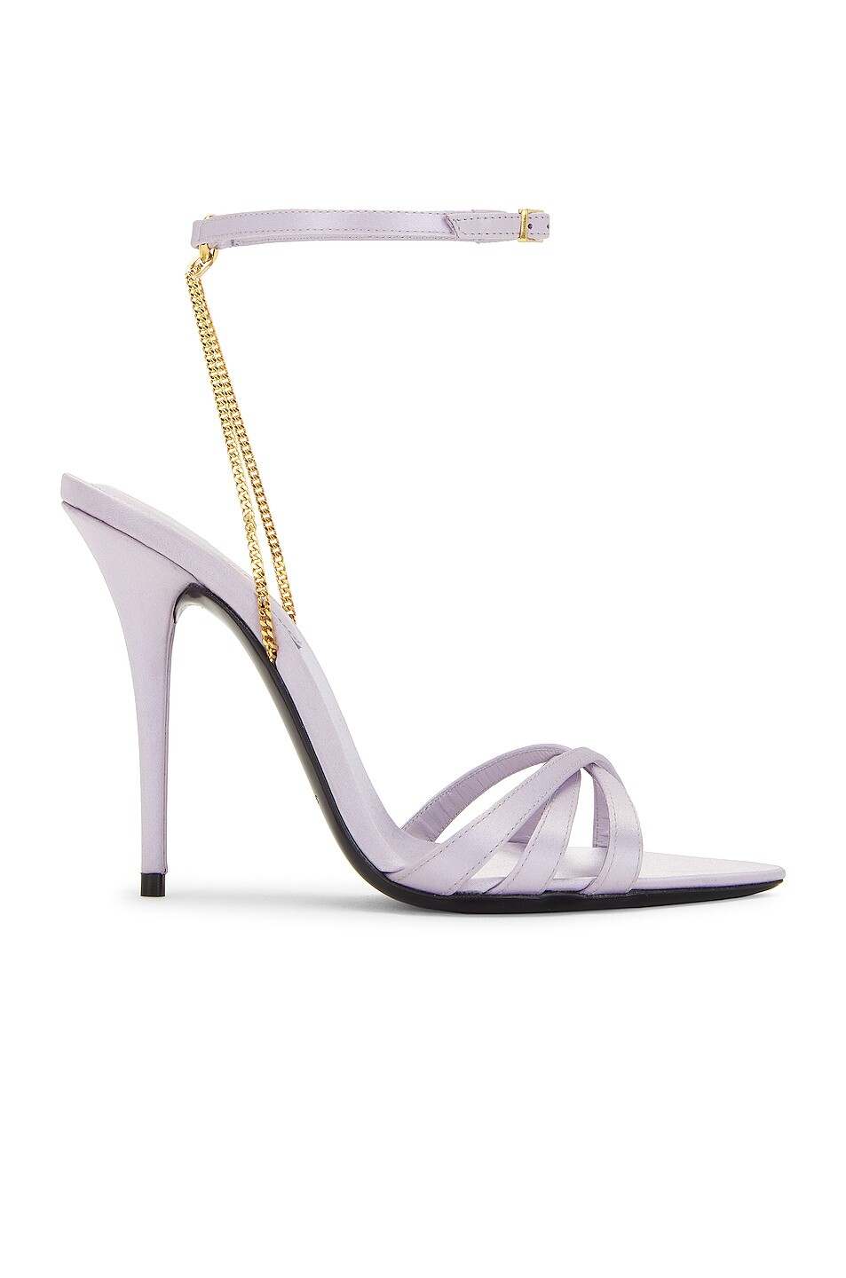

Туфли Saint Laurent Ankle Strap, цвет Poly Grey