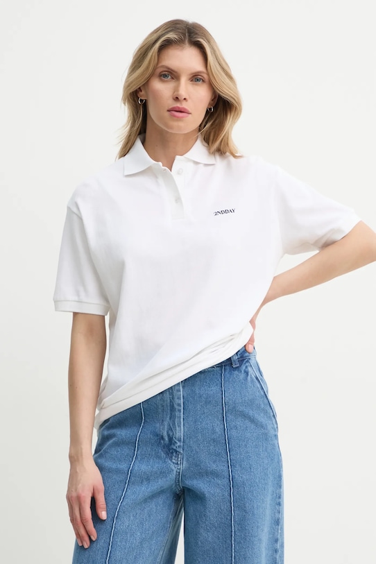 

Хлопковая поло Aralena 2Ndday, бежевый