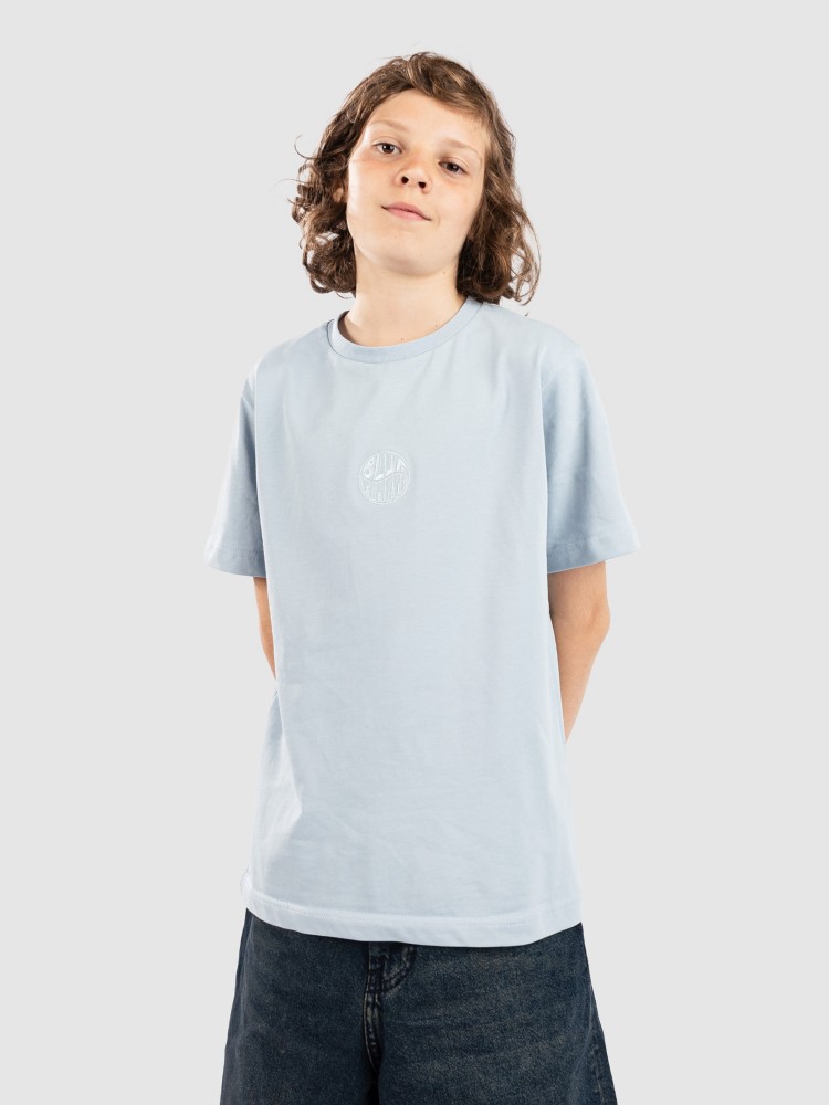 Футболка Blue Tomato Mini Logo Centered Kids T-Shirt, skyway — фото 3