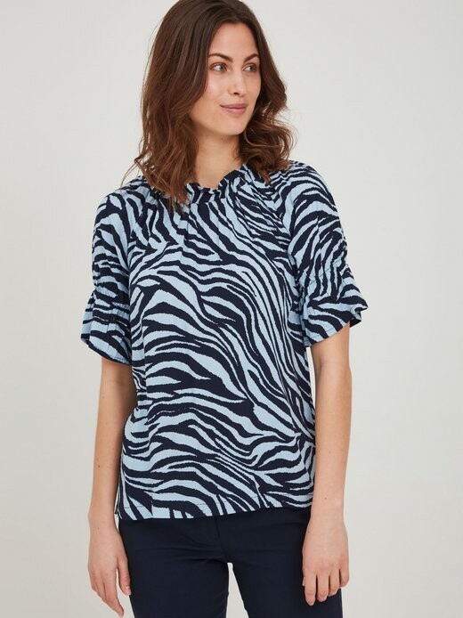 

Блуза с коротким рукавом fralzebra Fransa, синий