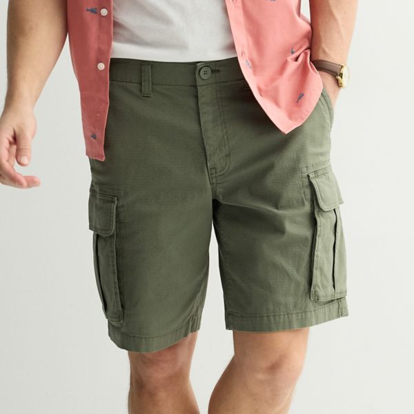 

Мужские повседневные шорты-карго Flexwear из рипстопа, 10 дюймов Sonoma Goods For Life, зеленый