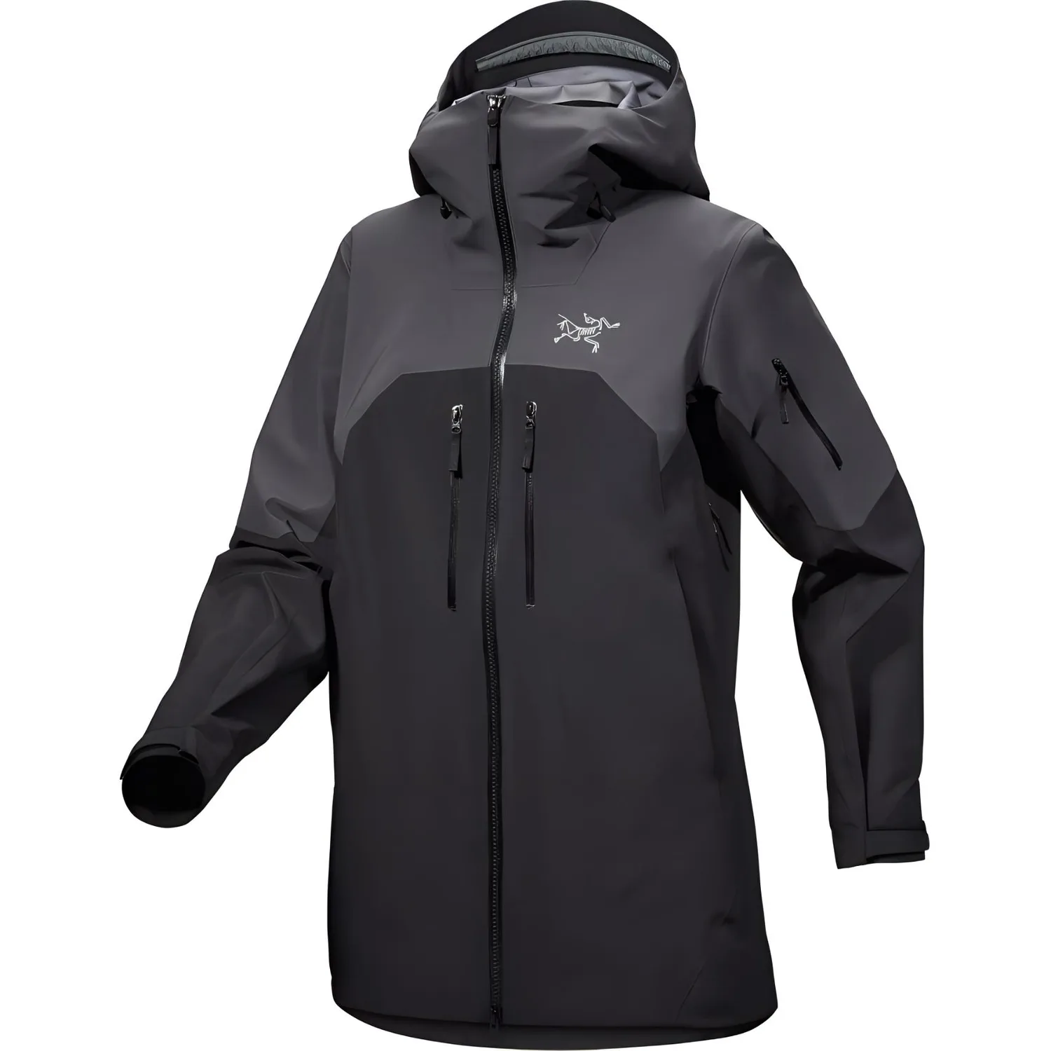 Куртка Soft Shell женская Arcteryx, графитово-серый/черный/графитово-черный