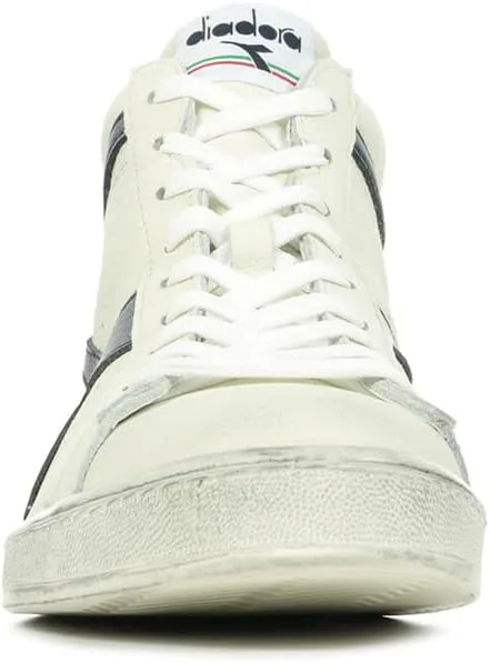 Кроссовки Diadora Unisex Game L High Waxed High Trainers, белый/синий — фото 4