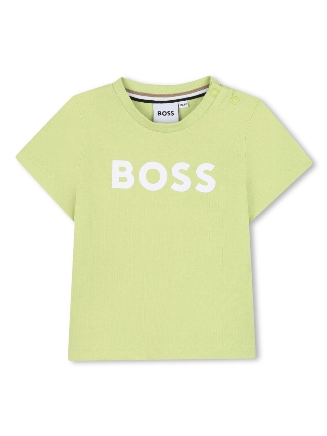 

BOSS Kidswear футболка с логотипом, зеленый