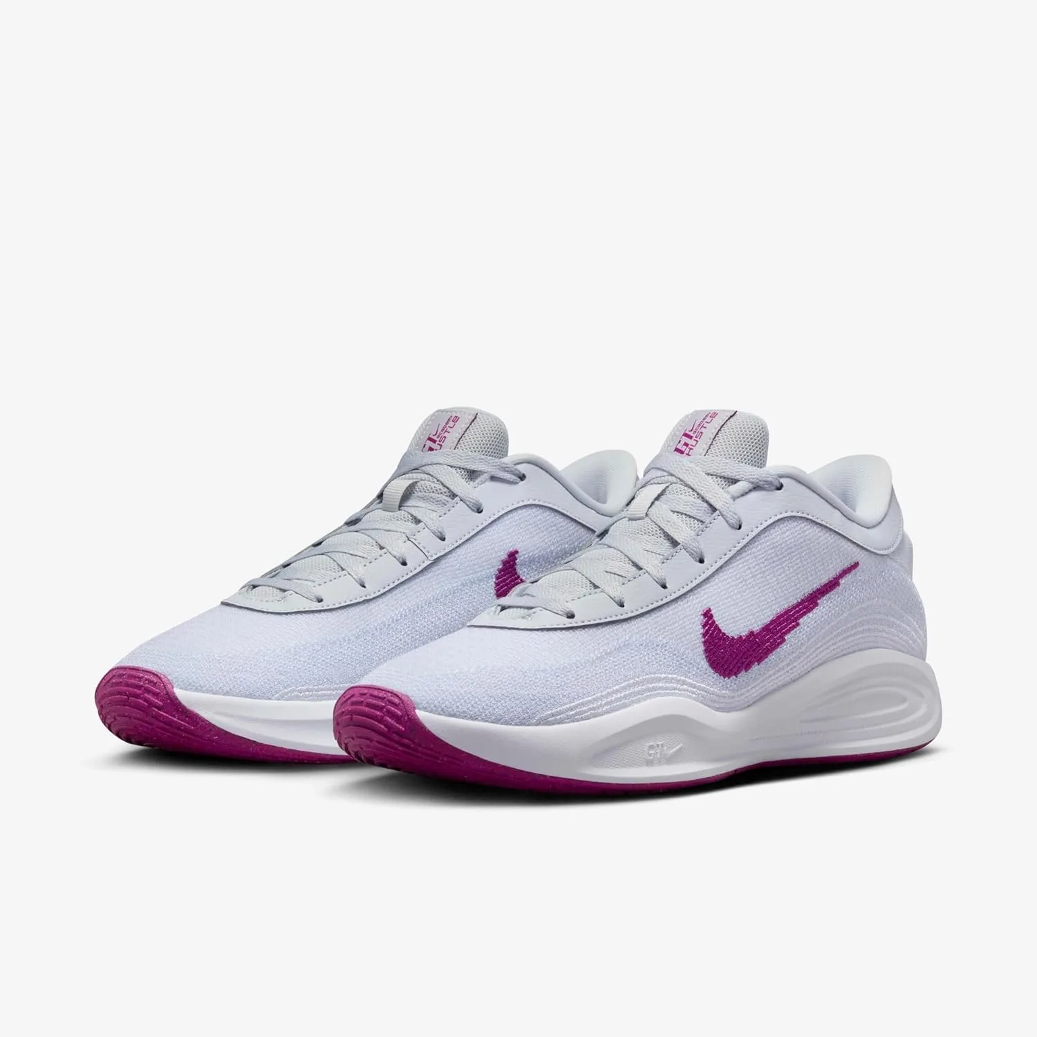 Мужские баскетбольные кроссовки Nike GT Hustle Academy, серый — фото 2