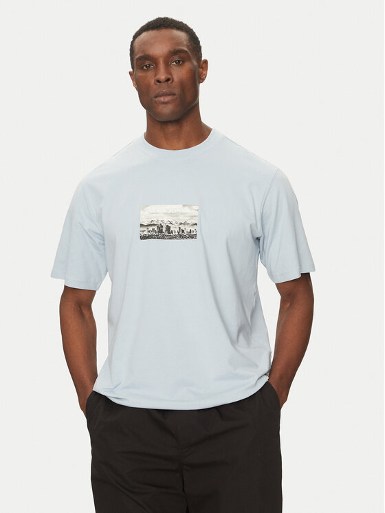 

Футболка свободного кроя Pacer Photo 12273775 Jack&Jones, голубой