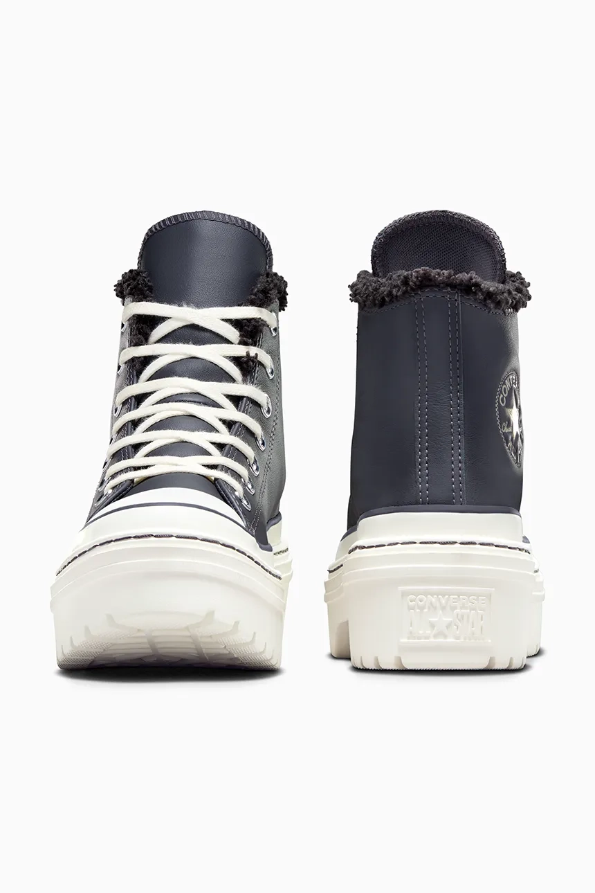 Кроссовки Chuck Taylor All Star с проушинами на каблуке Converse, серый — фото 4