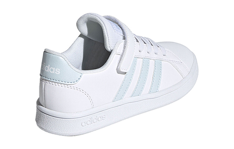 GRAND COURT Kids Скейтбординг Кроссовки Детские Низкие Белые Adidas Neo — фото 3