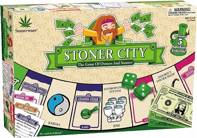 

STONER CITY Настольная игра «Игра владельцев и стоунеров» Inna marka