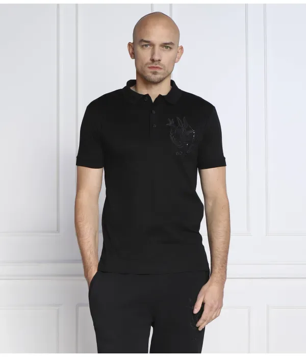 Поло BOSS X LOONEY TUNES Paddy Lunar regular fit Boss Green, черный — фото 3