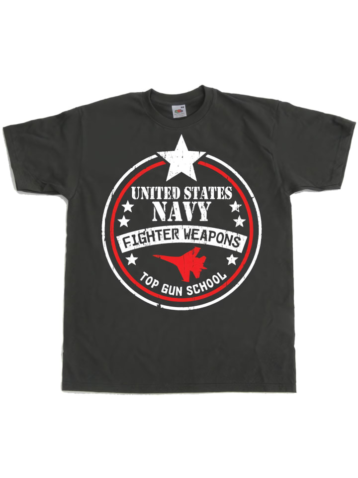 

Футболка School Vintage T-Shirt TOP GUN, серый