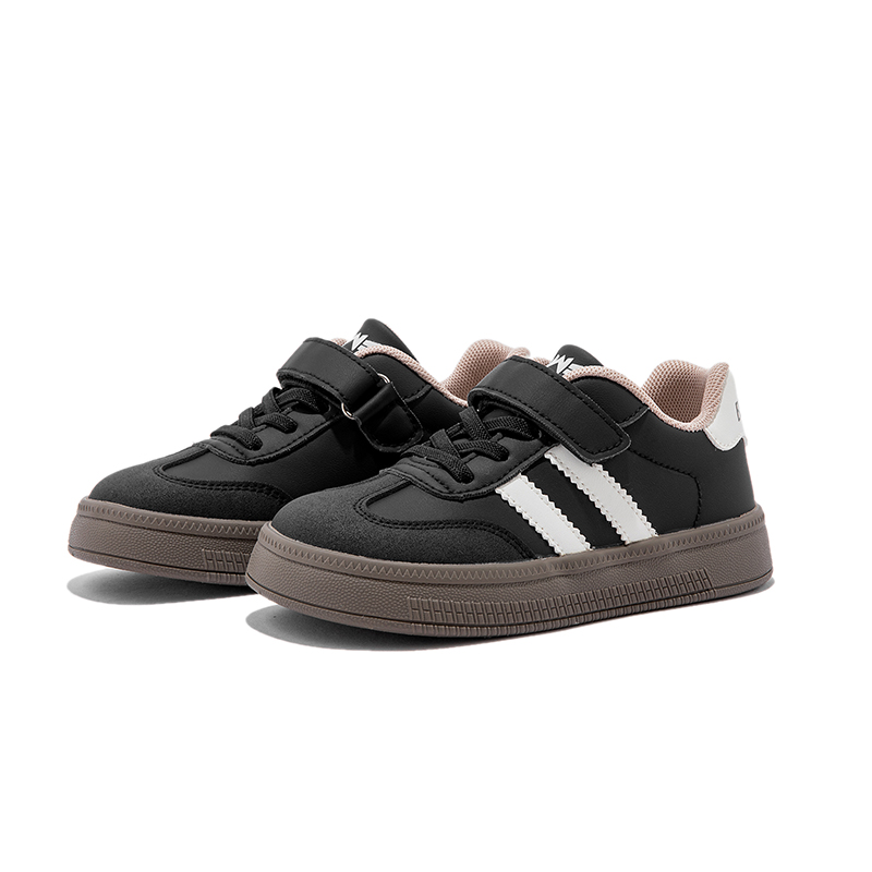 Детские скейтерские кроссовки Low Top Kids' BIG WASP, бежево-черные — фото 2