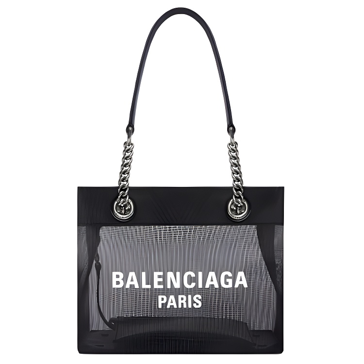 

Balenciaga Mesh Fabrics Tote Bag, Shopping Bag, Shoulder Bag, Handbag Trumpets Women's Black