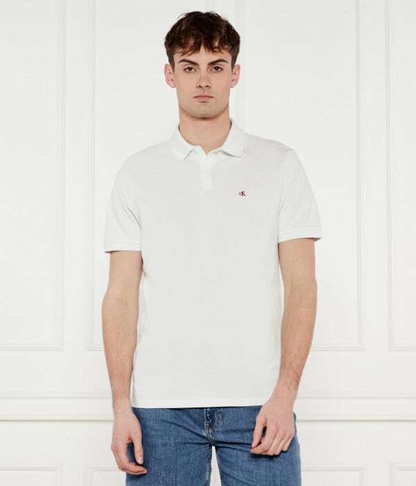 

Рубашка поло Regular fit Calvin Klein Jeans, белый