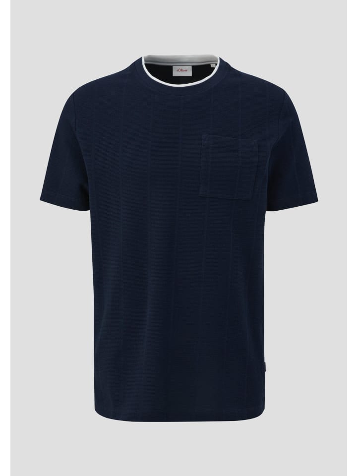 

s.Oliver Футболка цвета 5978_navy, Синий, s.Oliver Футболка цвета 5978_navy