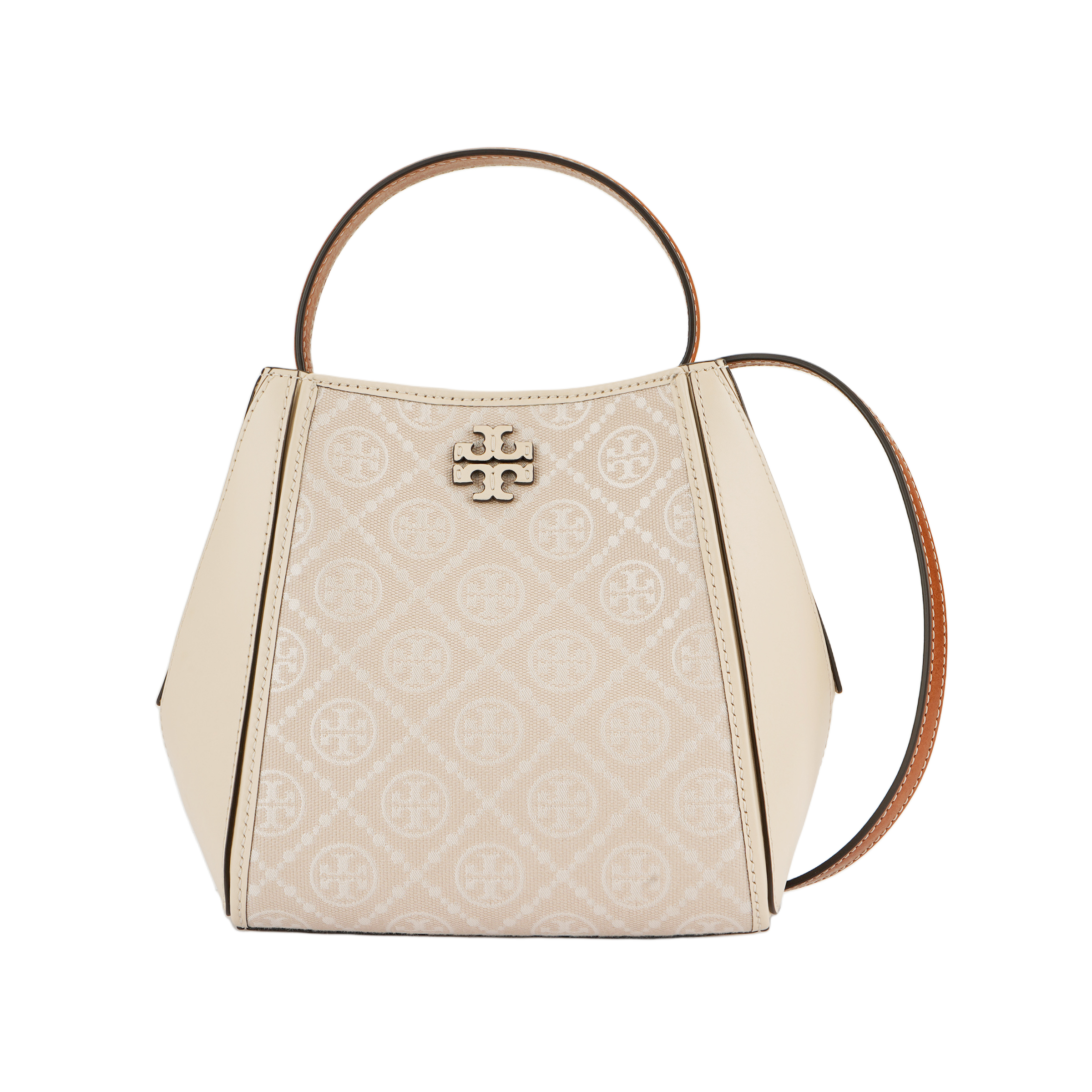 

TORY BURCH Сумка-ведро McGraw Litchi Grain Leather, сумка через плечо, сумка через плечо, маленькая женская сумка цвета слоновой кости
