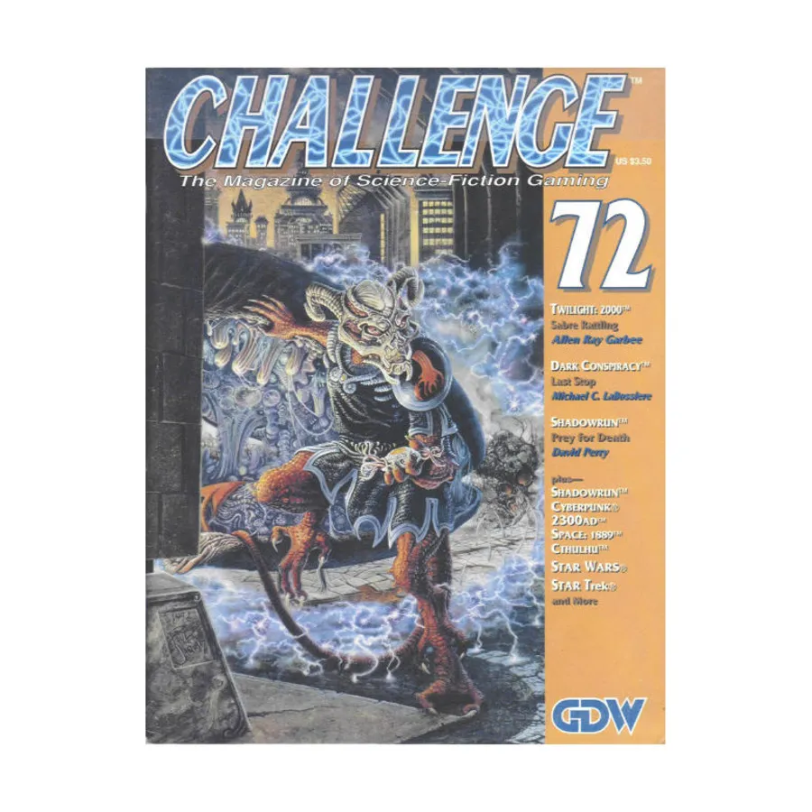 

Журнал #72 "Twilight - 2000, Dark Conspiracy, Shadowrun", Challenge Magazine