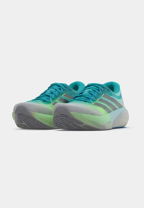 Кроссовки для бега по шоссе supernova rise 3 Adidas Performance, Grey Two/Iron Metallic/Lime Burst — фото 3