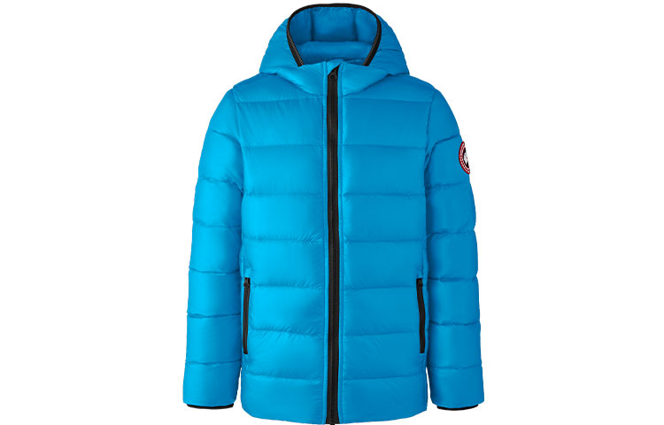 

Детская утепленная куртка с капюшоном Moderate Canada Goose, синий