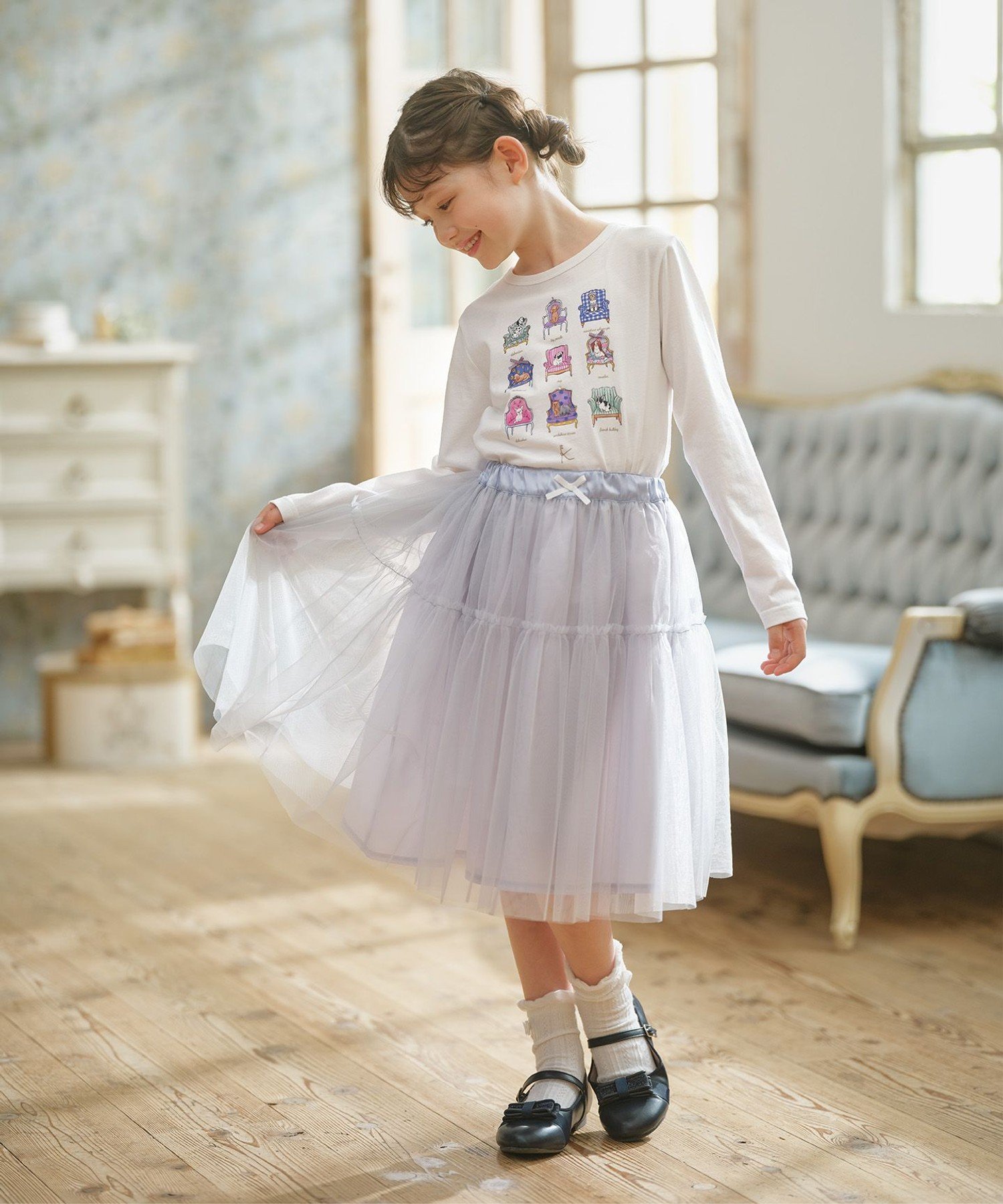 [150-160 см] Футболка для собак A La Carte Kids Suite, Off-white [002] — фото 3