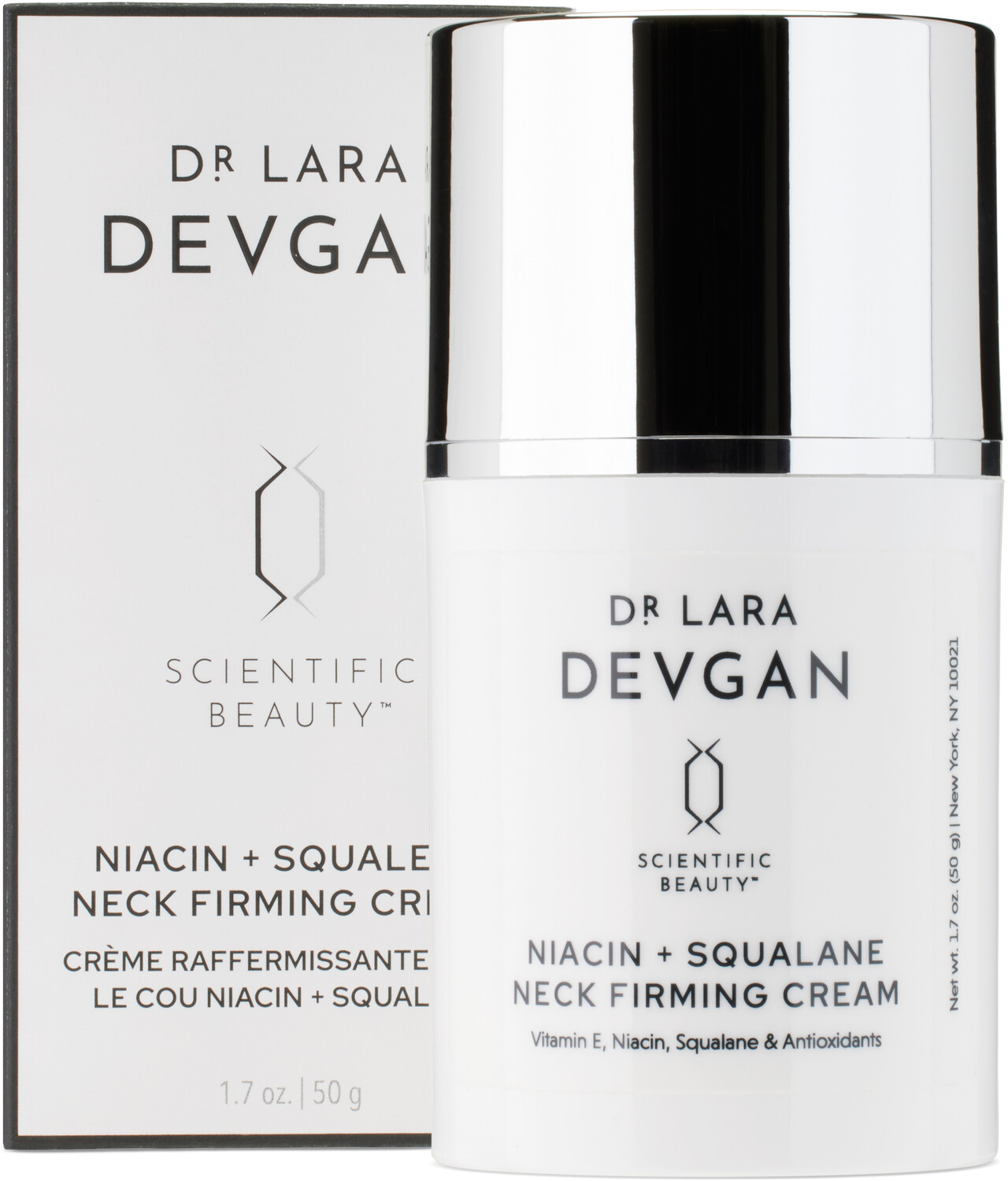 Крем для лица Dr. Lara Devgan Scientific Beauty — Для укрепления шеи с ниацином и скваленом, 50 мл — фото 4