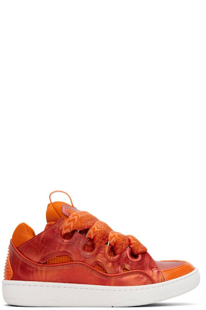 

Оранжевые кроссовки Curb Lanvin