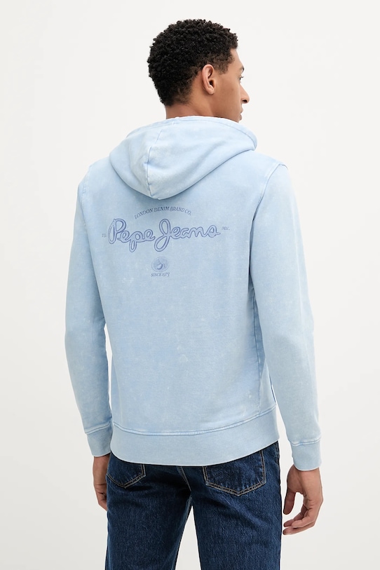 

Хлопковая толстовка Pepe Jeans, синий