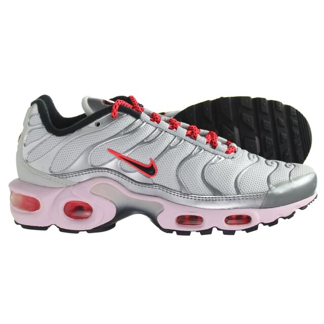 Разноцветные женские кроссовки Air max plus Nike, серебряный — фото 4