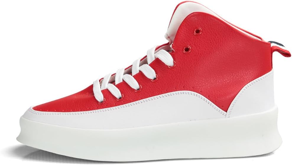 

Мужские массивные кроссовки на платформе, высокие, повседневные для ходьбы, модные ретро-кроссовки в стиле уличной одежды для ежедневной носки Zhoupulp, красный